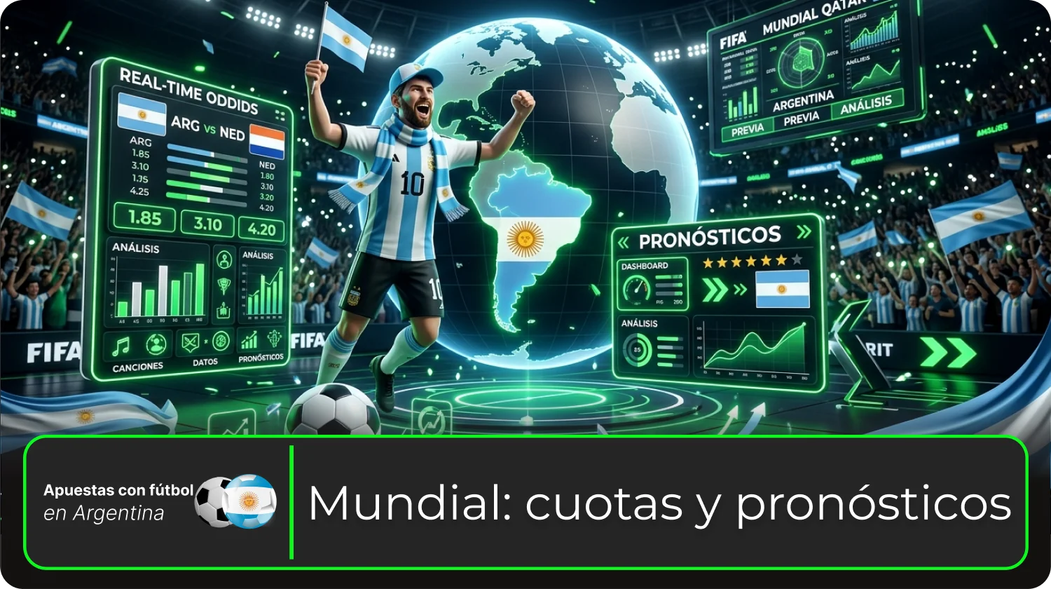 Predicciones mundialistas para seguidores argentinos